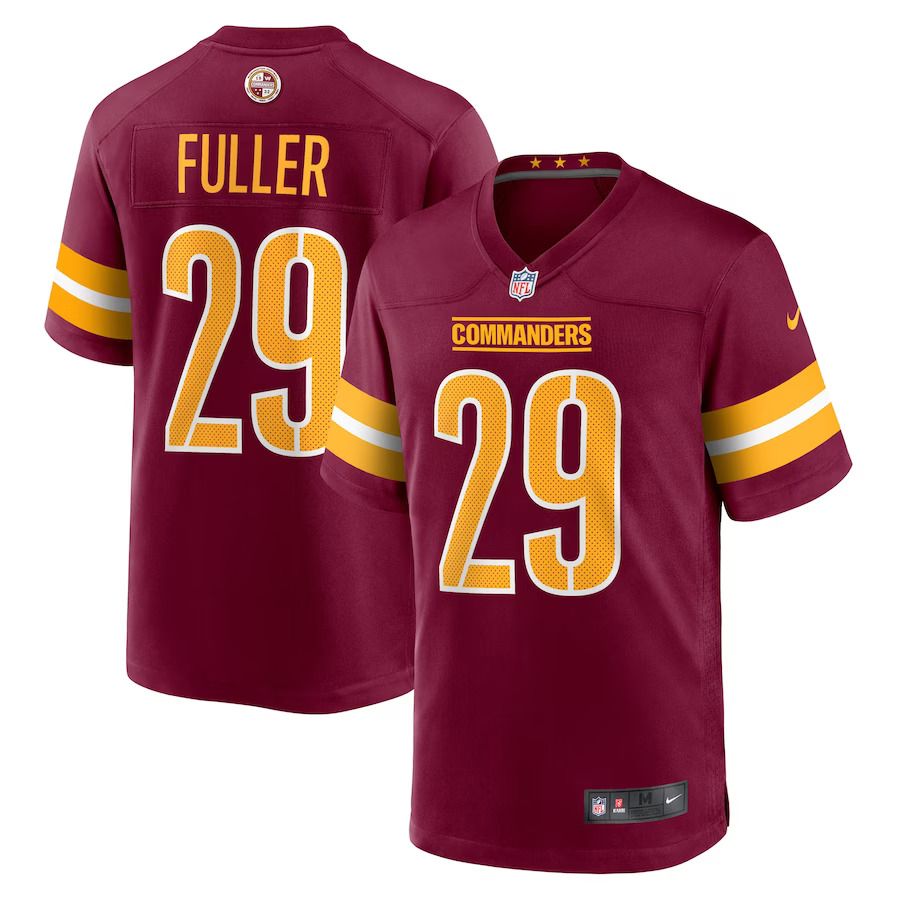 Men Washington Commanders #29 Kendall Fuller Nike Burgundy Player Game NFL Jersey